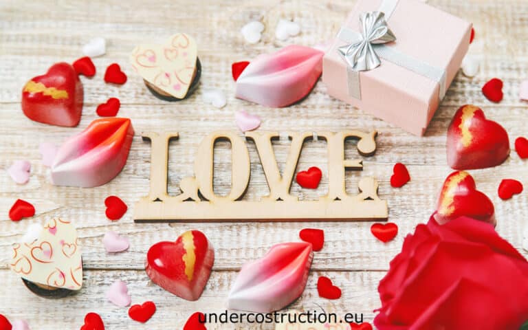 decoración para el día de San Valentín